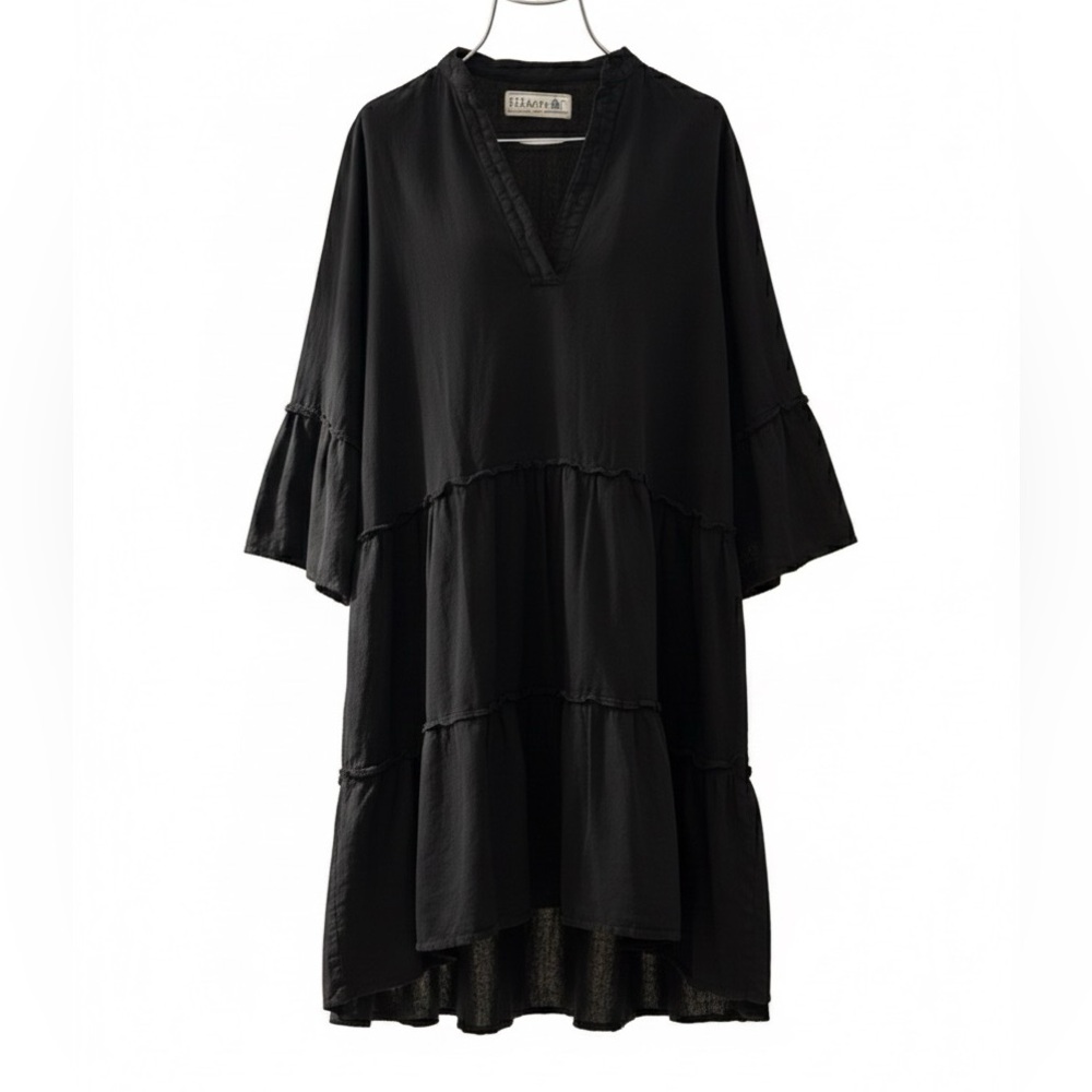 Black Tiered Dress